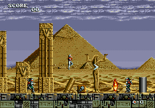 Atomic Runner (Europe) In game screenshot